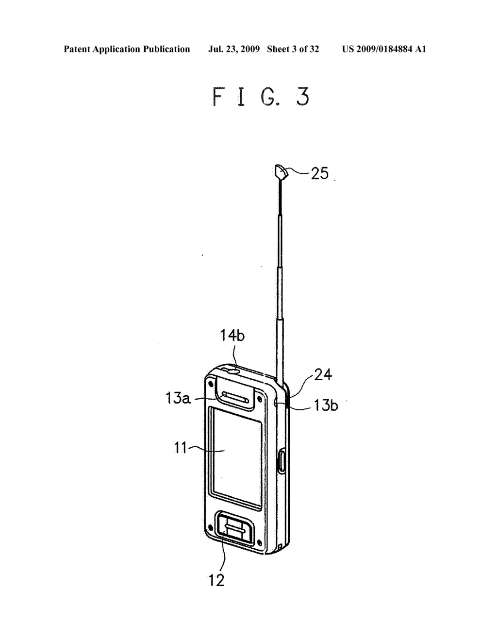 PORTABLE TERMINAL APPARATUS WITH TV FUNCTION AND TV ANTENNA WITH FUNCTION AS INPUT PEN - diagram, schematic, and image 04