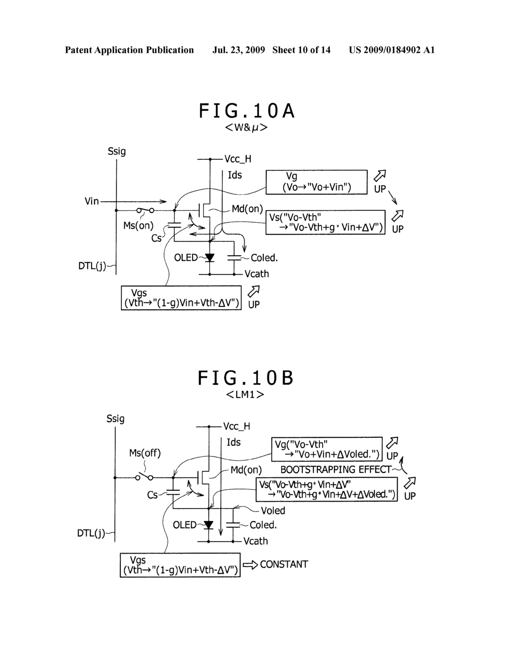 SELF-LUMINOUS DISPLAY DEVICE AND DRIVING METHOD OF THE SAME - diagram, schematic, and image 11