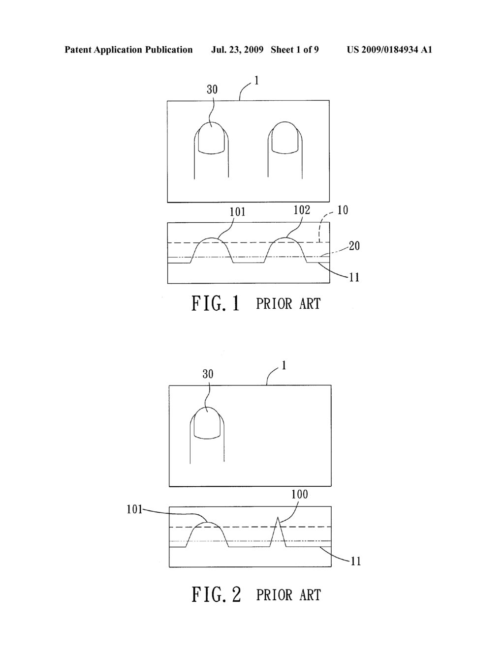 Method For Determining The Number Of Fingers On A Sensing Device - diagram, schematic, and image 02