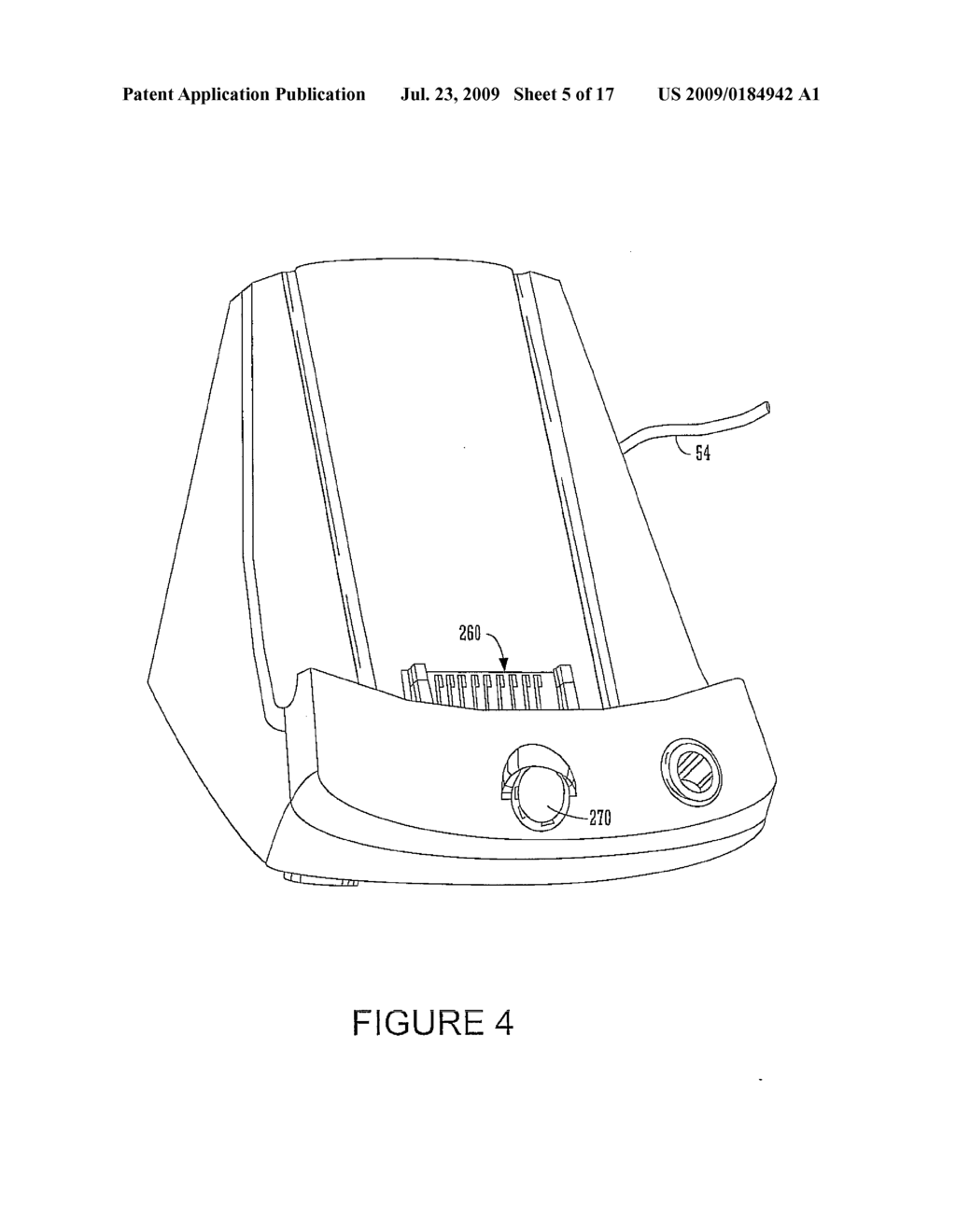 OPTICAL SENSOR BASED USER INTERFACE FOR A PORTABLE ELECTRONIC DEVICE - diagram, schematic, and image 06