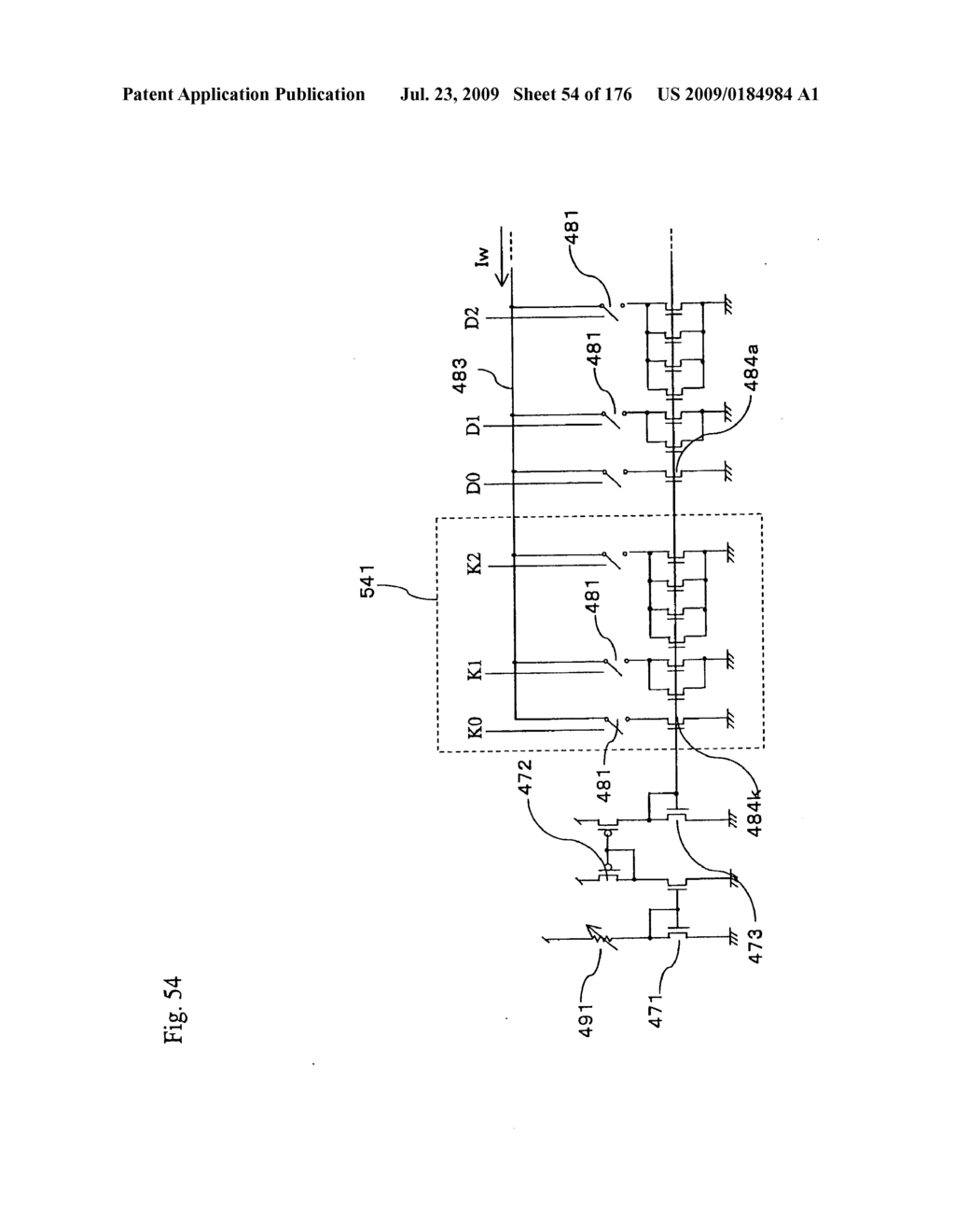 DRIVE METHOD OF EL DISPLAY APPARATUS - diagram, schematic, and image 55