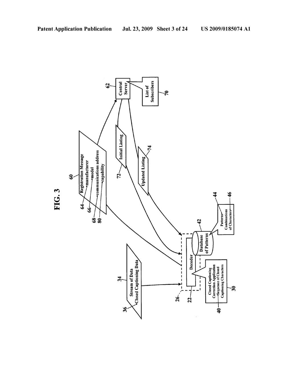 Methods, systems, and products for automated correction of closed captioning data - diagram, schematic, and image 04