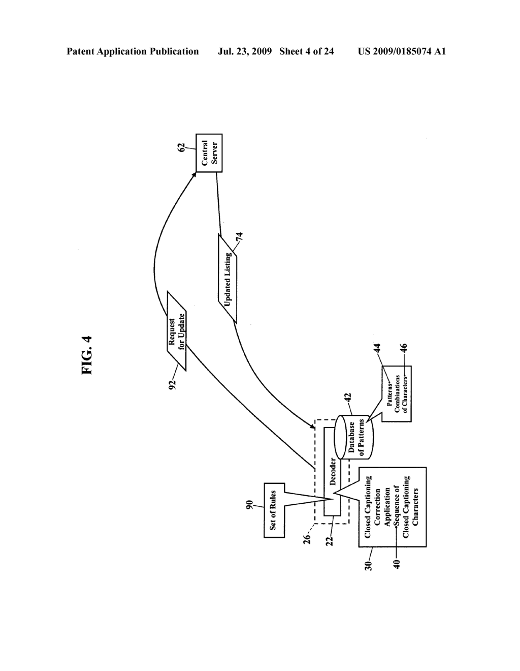 Methods, systems, and products for automated correction of closed captioning data - diagram, schematic, and image 05