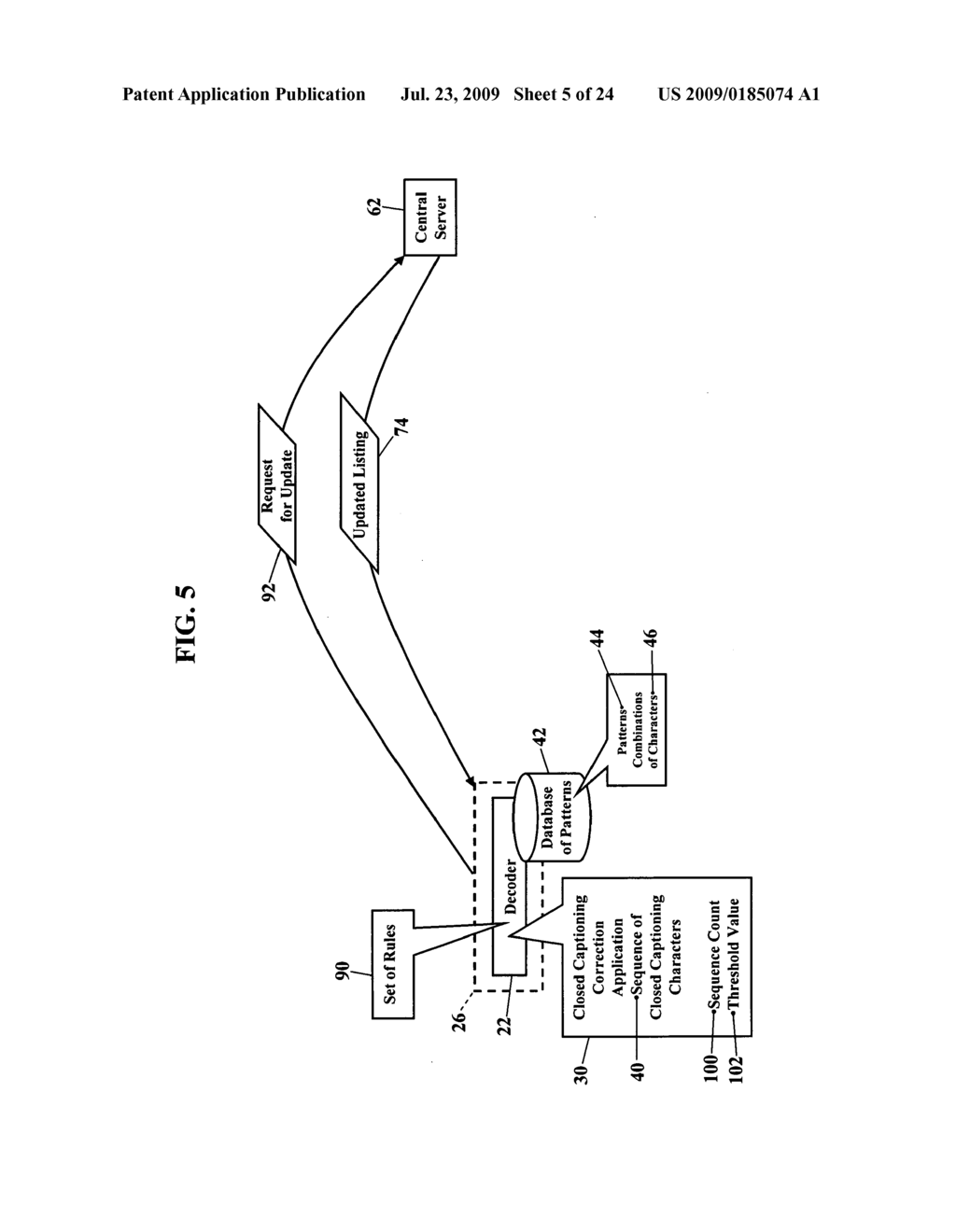 Methods, systems, and products for automated correction of closed captioning data - diagram, schematic, and image 06