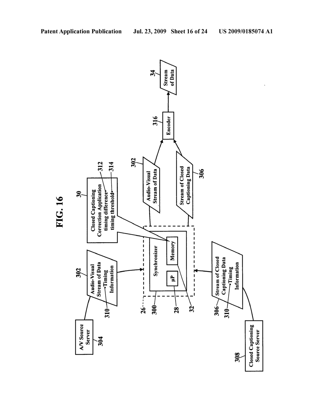 Methods, systems, and products for automated correction of closed captioning data - diagram, schematic, and image 17