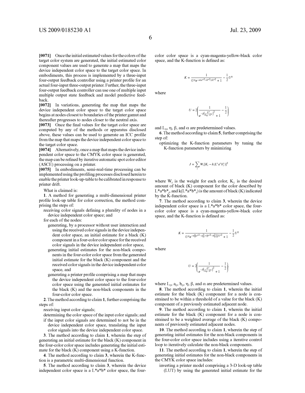 METHOD AND APPARATUS FOR OPTIMUM BLACK COMPONENT DETERMINATION FOR GRAY COMPONENT REPLACEMENT - diagram, schematic, and image 16