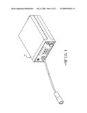 Coupling optics for light transmission system diagram and image