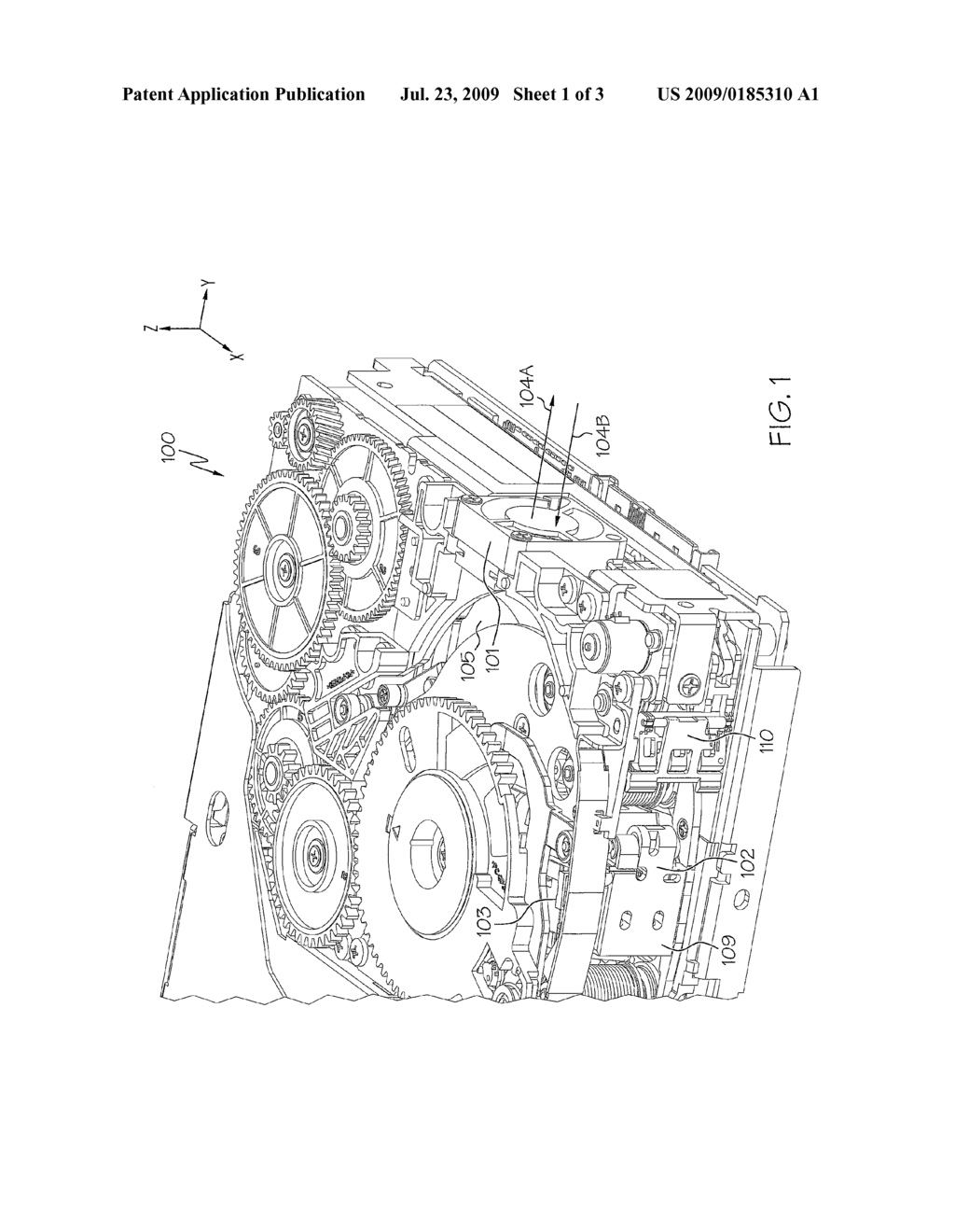 Method for Providing Contaminant Prevention and Removal from a Tape Drive System - diagram, schematic, and image 02