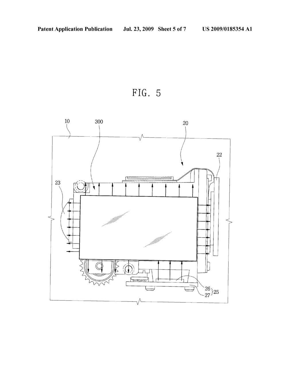 HEAT RADIATING STRUCTURE FOR ELECTRONIC MODULE AND ELECTRONIC DEVICE HAVING THE SAME - diagram, schematic, and image 06