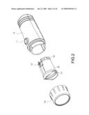 FLASHLIGHT HEAD WITH PRECISE FOCUS diagram and image