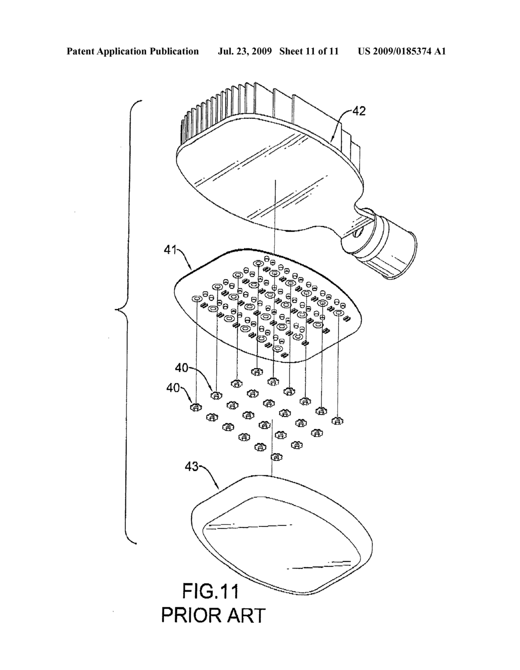 LIGHTING DEVICE HAVING LED LIGHT BARS - diagram, schematic, and image 12