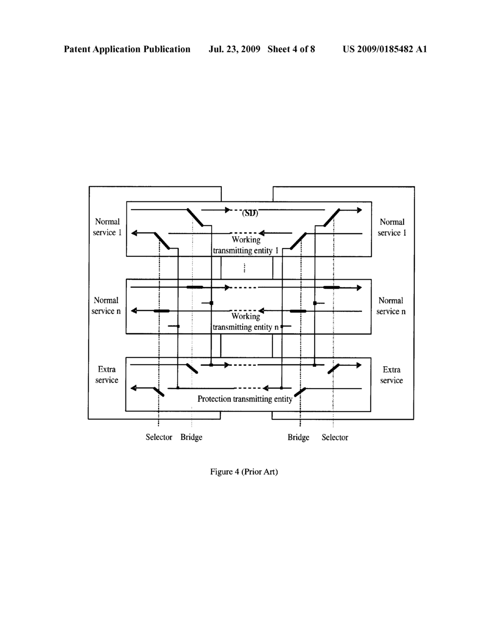 METHOD AND SYSTEM FOR PROTECTION SWITCHING DECISION - diagram, schematic, and image 05