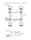 Network performance and reliability evaluation taking into account abstract components diagram and image