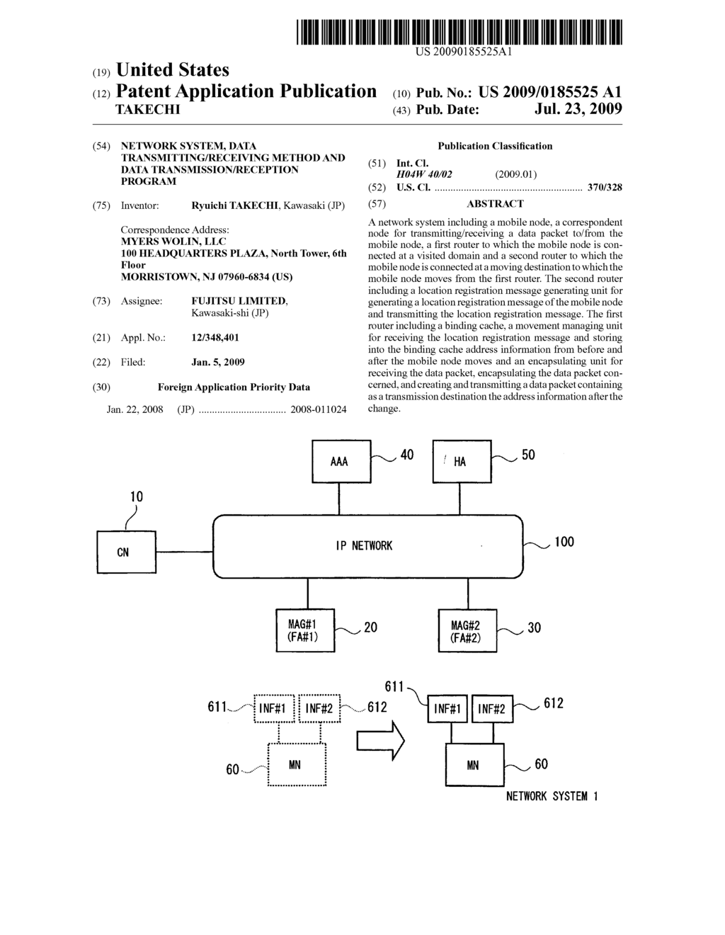 NETWORK SYSTEM, DATA TRANSMITTING/RECEIVING METHOD AND DATA TRANSMISSION/RECEPTION PROGRAM - diagram, schematic, and image 01