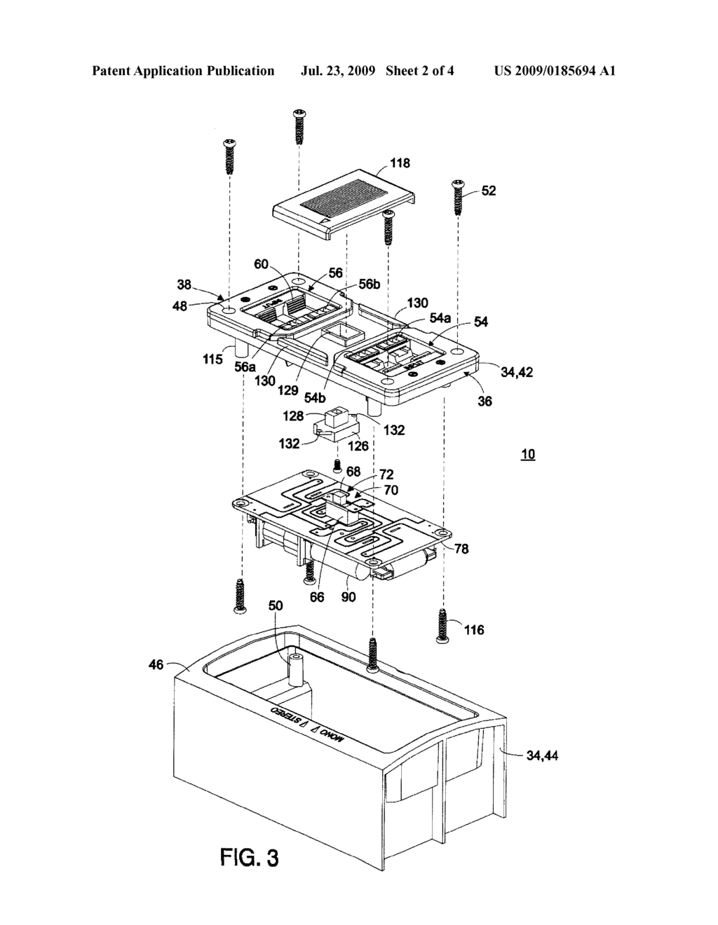 LOUDSPEAKER INTERCONNECT TERMINAL - diagram, schematic, and image 03