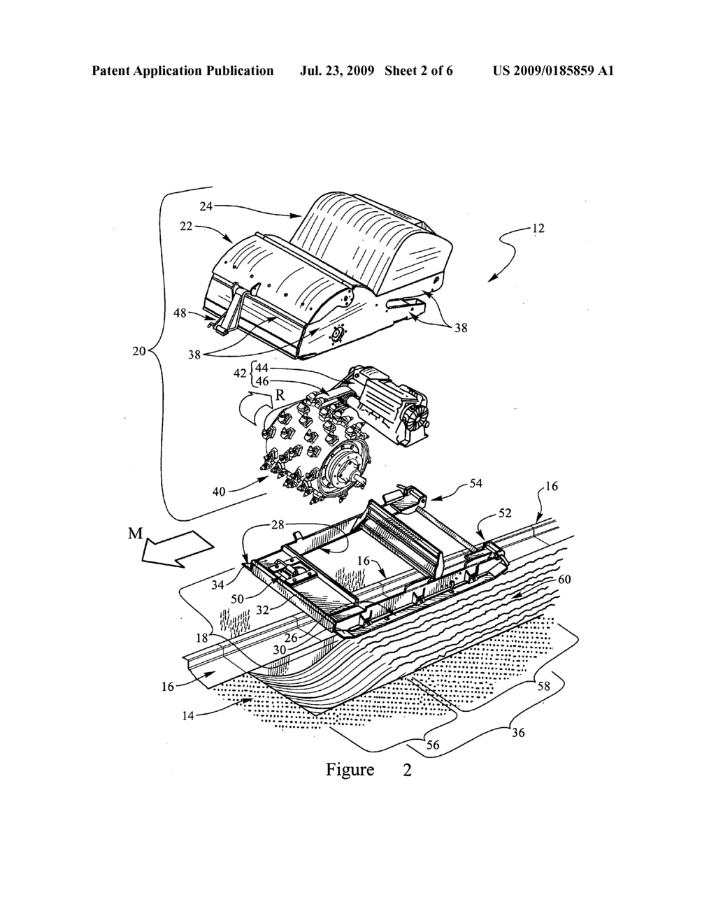 PAVEMENT MILLING ASSEMBLY - diagram, schematic, and image 03