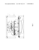 METHOD OF ADJUSTING THE DEVIATIONS OF PLATE MATERIAL OF A RECTANGULAR SHAPE AND THE EQUIPMENT THEREFOR diagram and image