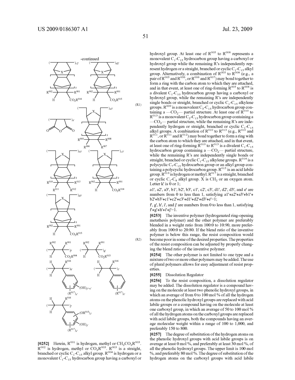 HYDROGENATED RING-OPENING METATHESIS POLYMER, RESIST COMPOSITION AND PATTERNING PROCESS - diagram, schematic, and image 53