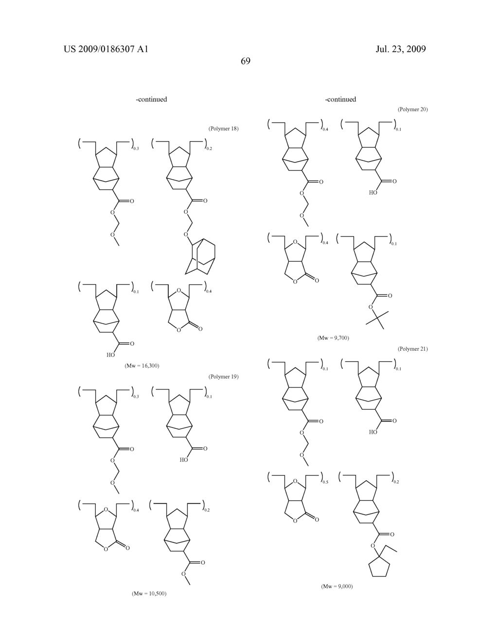 HYDROGENATED RING-OPENING METATHESIS POLYMER, RESIST COMPOSITION AND PATTERNING PROCESS - diagram, schematic, and image 71