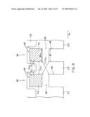 Nonvolatile semiconductor storage device and manufacturing method therefor diagram and image