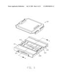 CPU socket assembly with package retention mechanism diagram and image