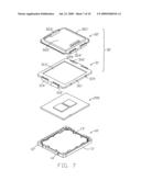 CPU socket assembly with package retention mechanism diagram and image