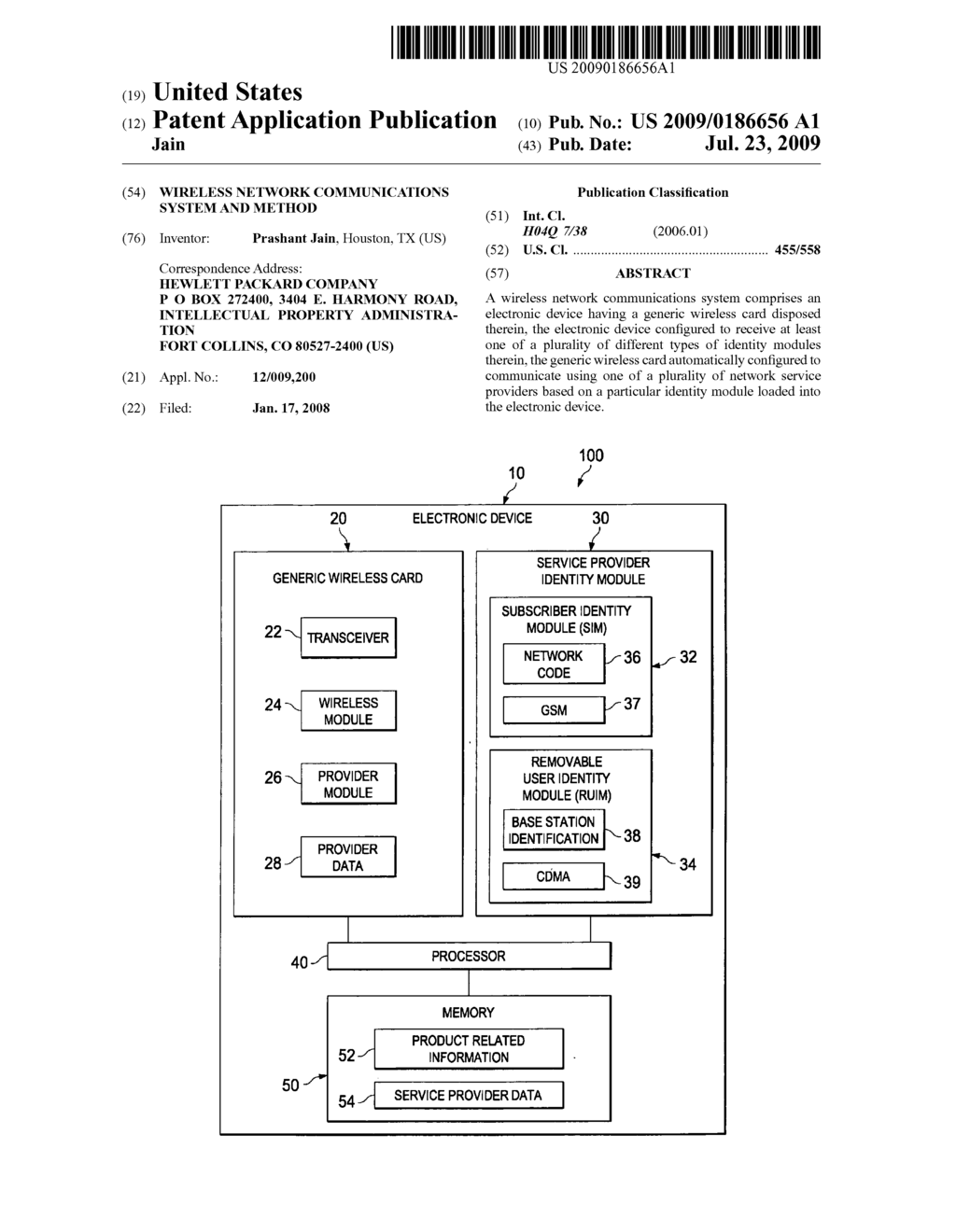 Wireless network communications system and method - diagram, schematic, and image 01