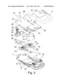 MOBILE PHONE HOLDER WITH LATERAL CONNECTIONS, ESPECIALLY FOR A MECHANICAL VEHICLE diagram and image