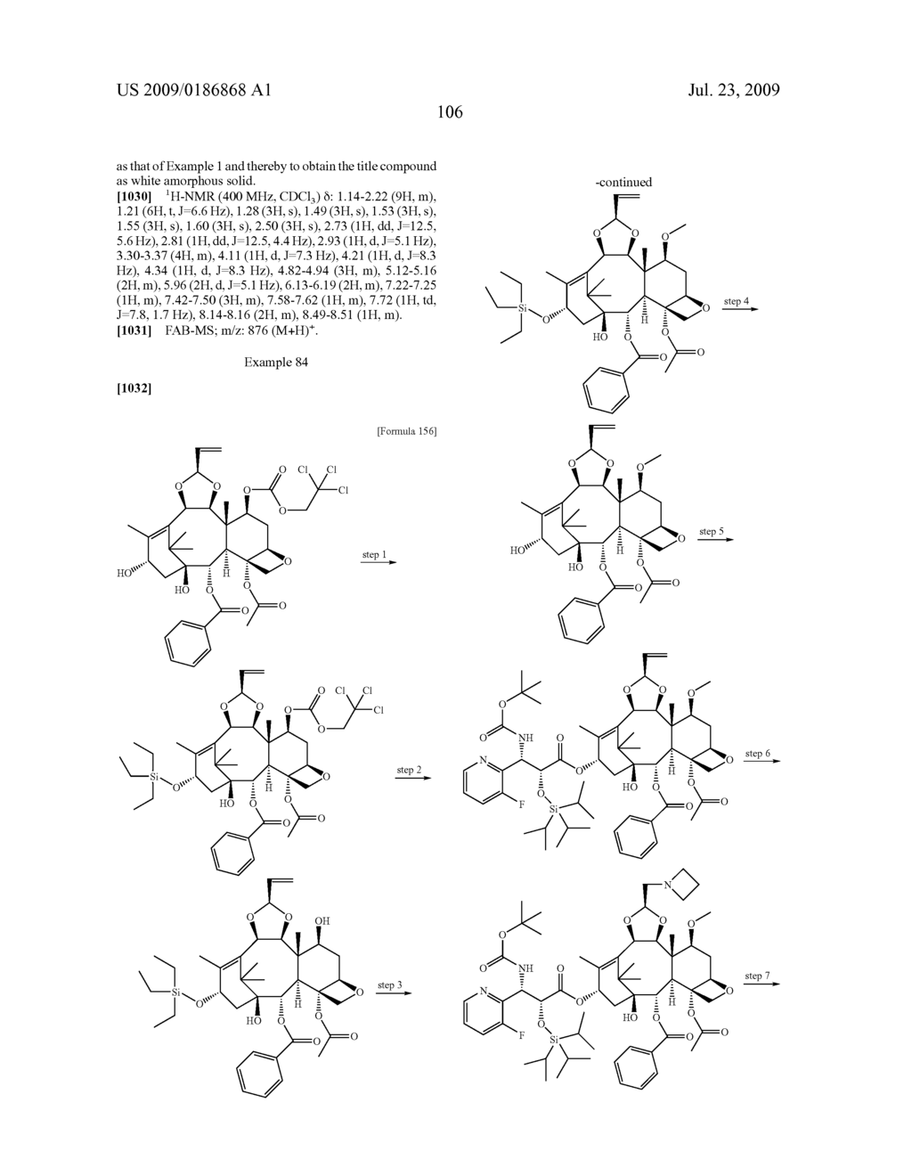 Taxane Compound Having Azetidine Ring Structure - diagram, schematic, and image 107