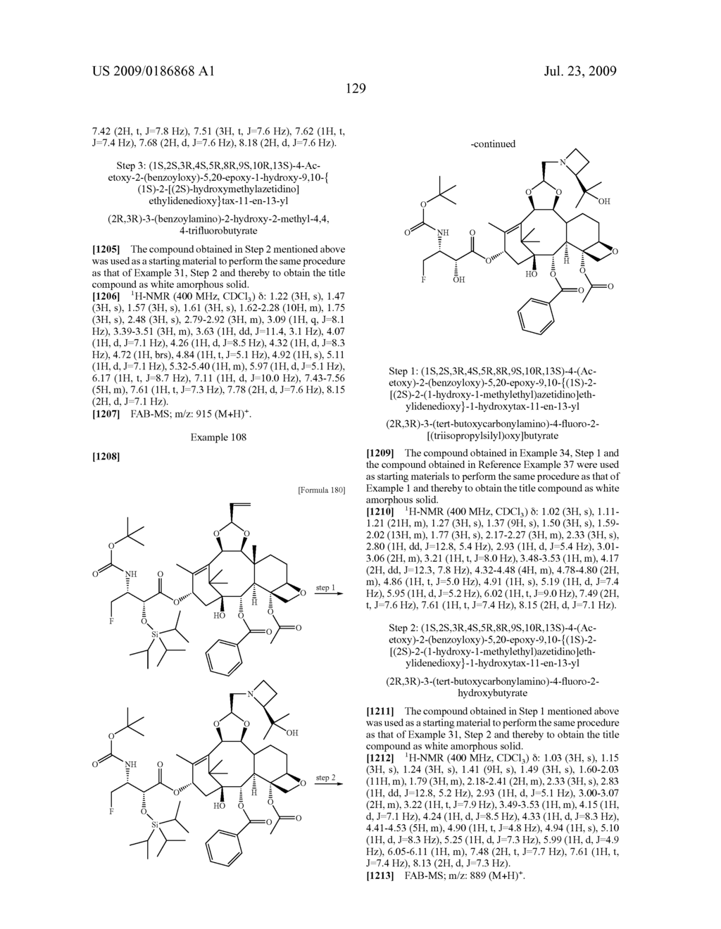 Taxane Compound Having Azetidine Ring Structure - diagram, schematic, and image 130