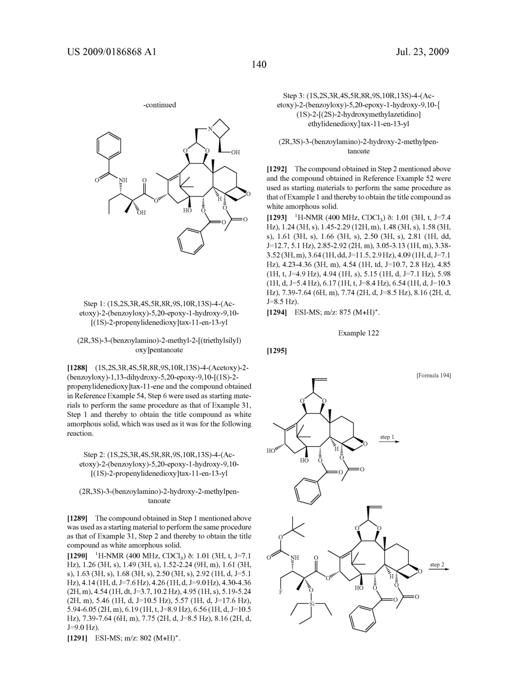 Taxane Compound Having Azetidine Ring Structure - diagram, schematic, and image 141