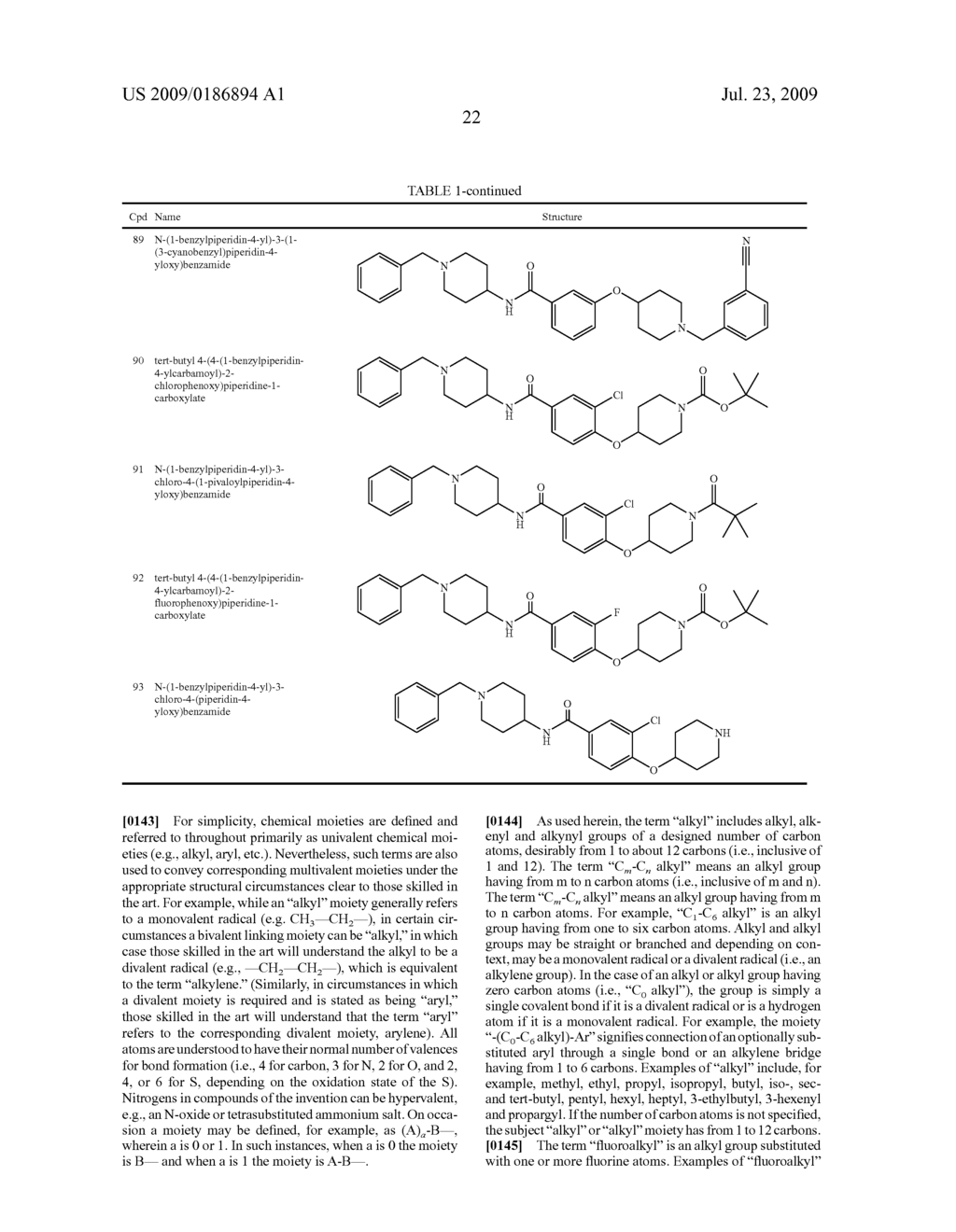 N-Substituted-Heterocycloalkyloxybenzamide Compounds and Methods of Use - diagram, schematic, and image 28