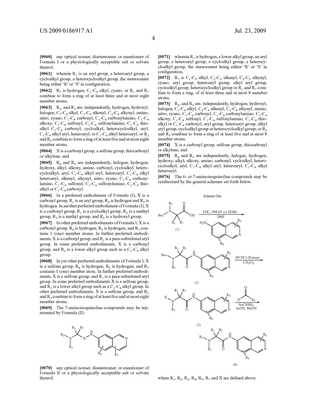 6-And 7-amino isoquinoline compounds and methods for making and using the same - diagram, schematic, and image 05