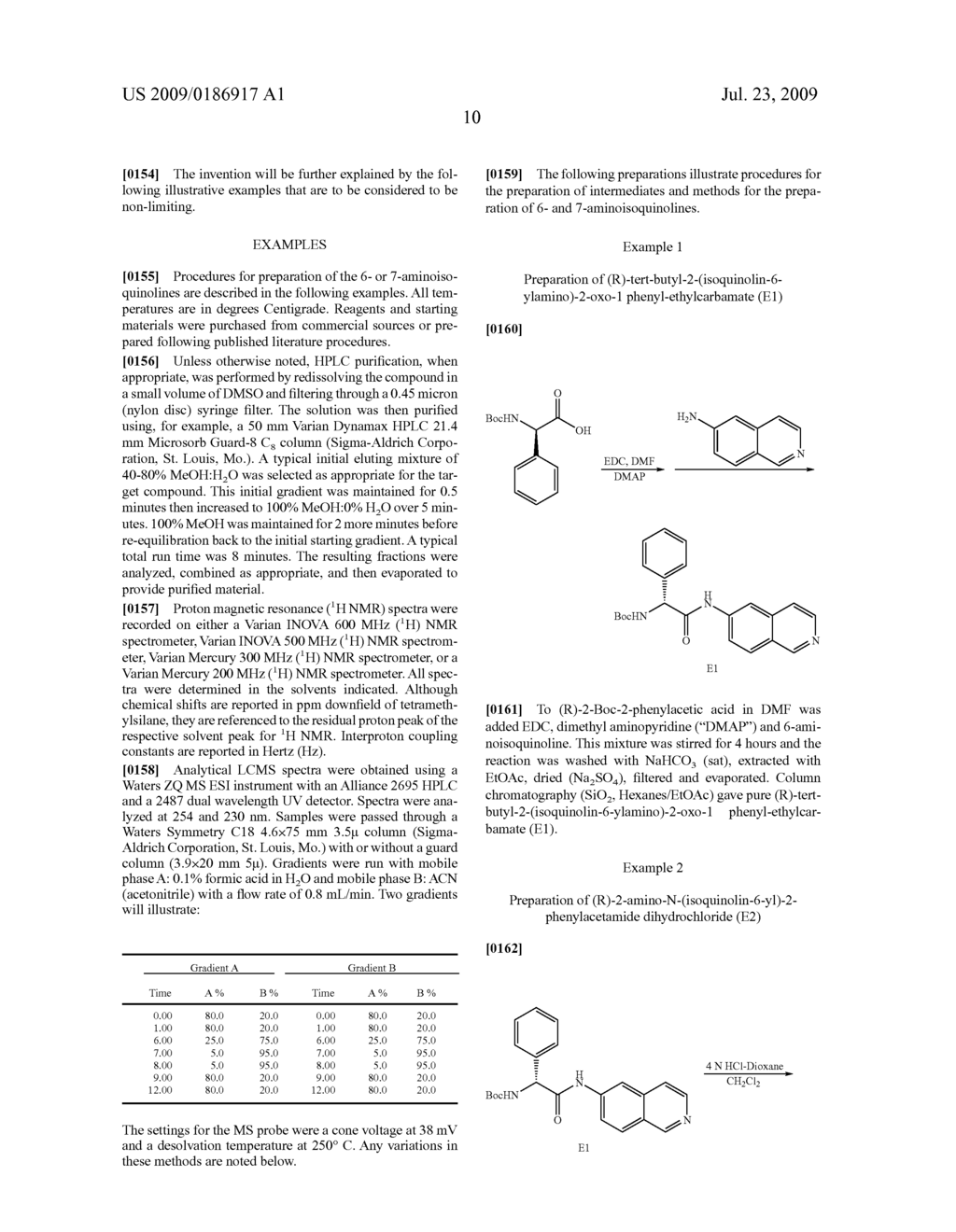 6-And 7-amino isoquinoline compounds and methods for making and using the same - diagram, schematic, and image 11