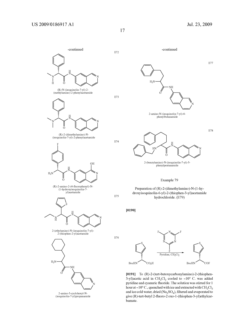6-And 7-amino isoquinoline compounds and methods for making and using the same - diagram, schematic, and image 18
