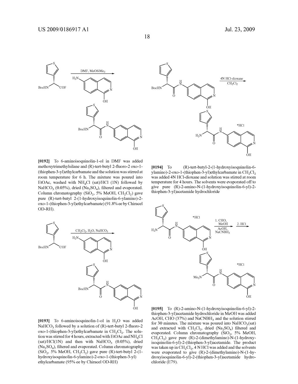 6-And 7-amino isoquinoline compounds and methods for making and using the same - diagram, schematic, and image 19