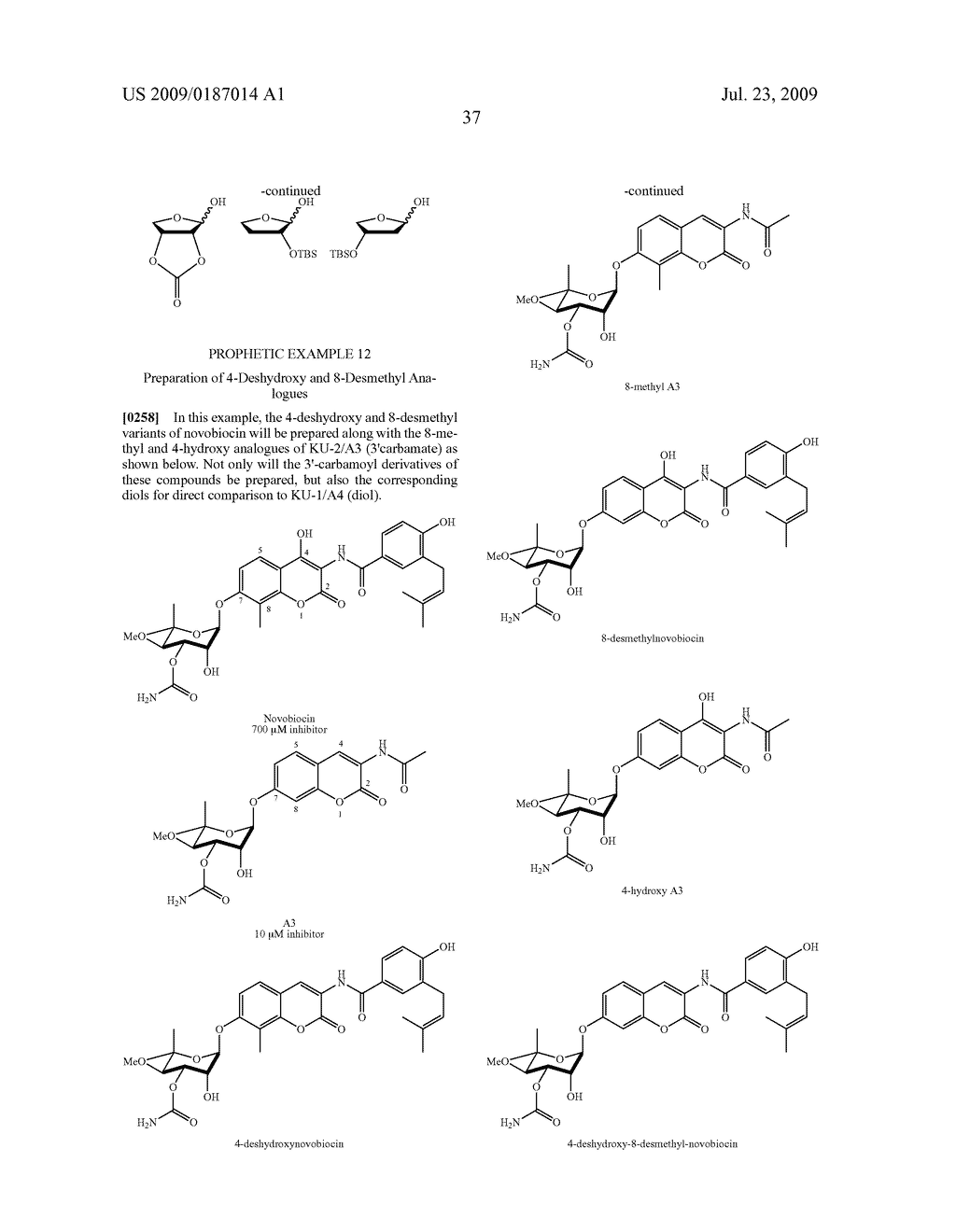 Novobiocin Analogues - diagram, schematic, and image 52