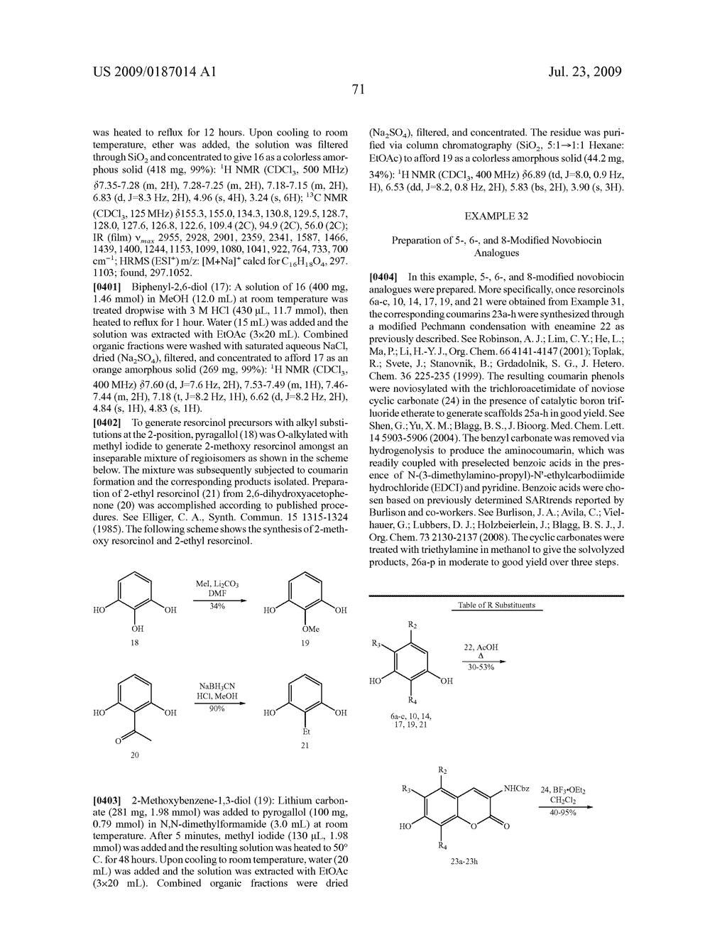 Novobiocin Analogues - diagram, schematic, and image 86