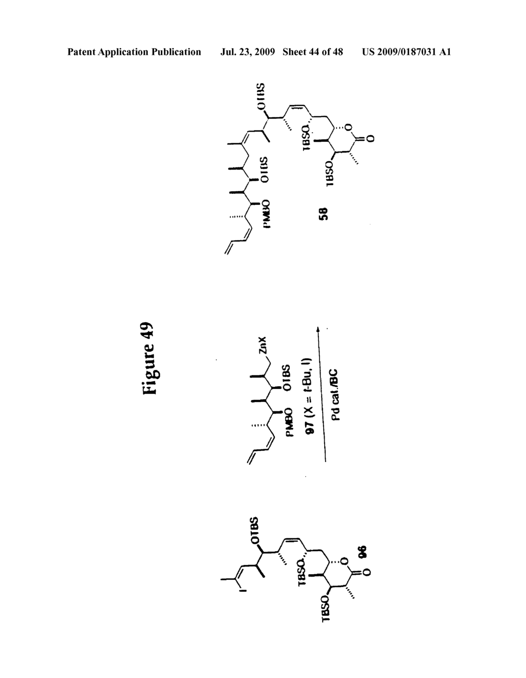 Synthetic techniques and intermediates for polyhydroxy dienyl lactones and mimics thereof - diagram, schematic, and image 45