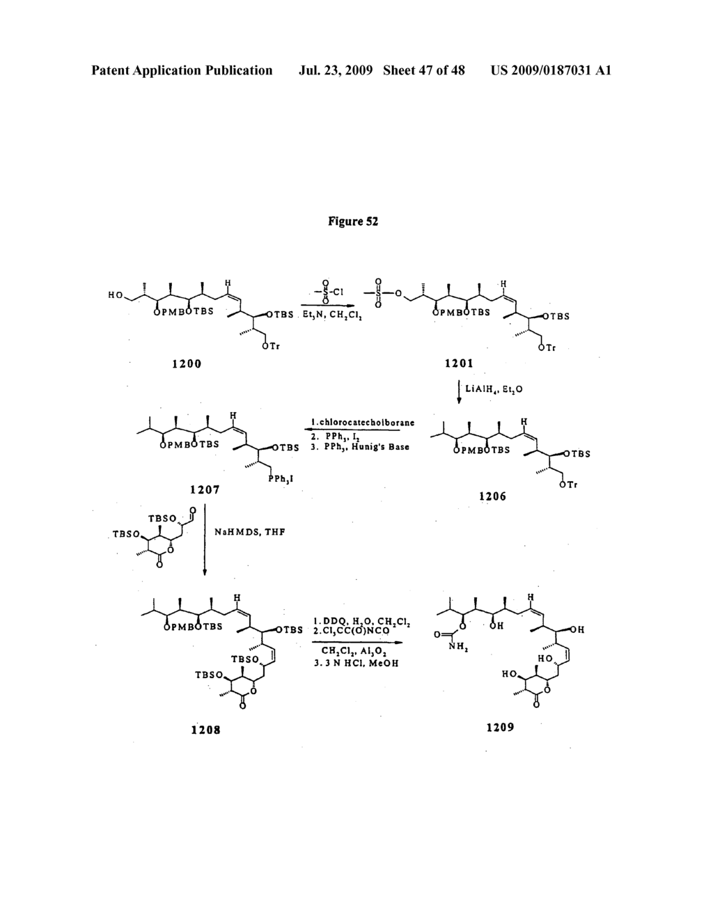 Synthetic techniques and intermediates for polyhydroxy dienyl lactones and mimics thereof - diagram, schematic, and image 48