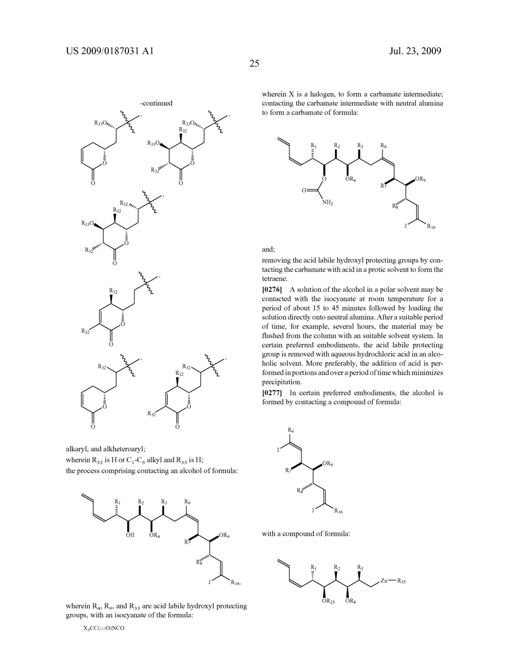 Synthetic techniques and intermediates for polyhydroxy dienyl lactones and mimics thereof - diagram, schematic, and image 74