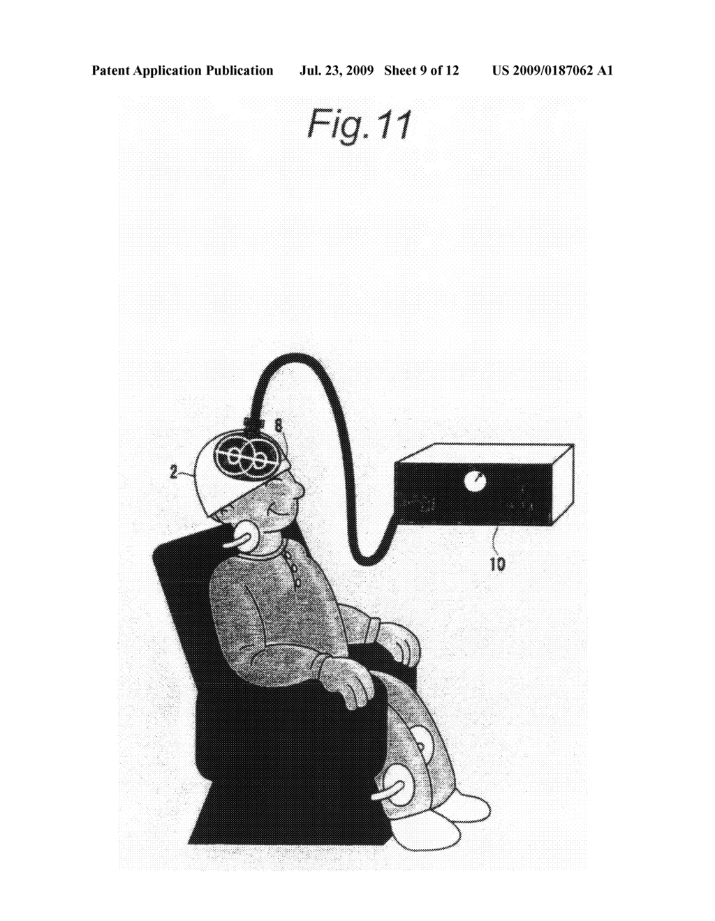 Fixture of the Head for Transcranial Magnetic Stimulation and Transcranial Magnetic Stimulator - diagram, schematic, and image 10