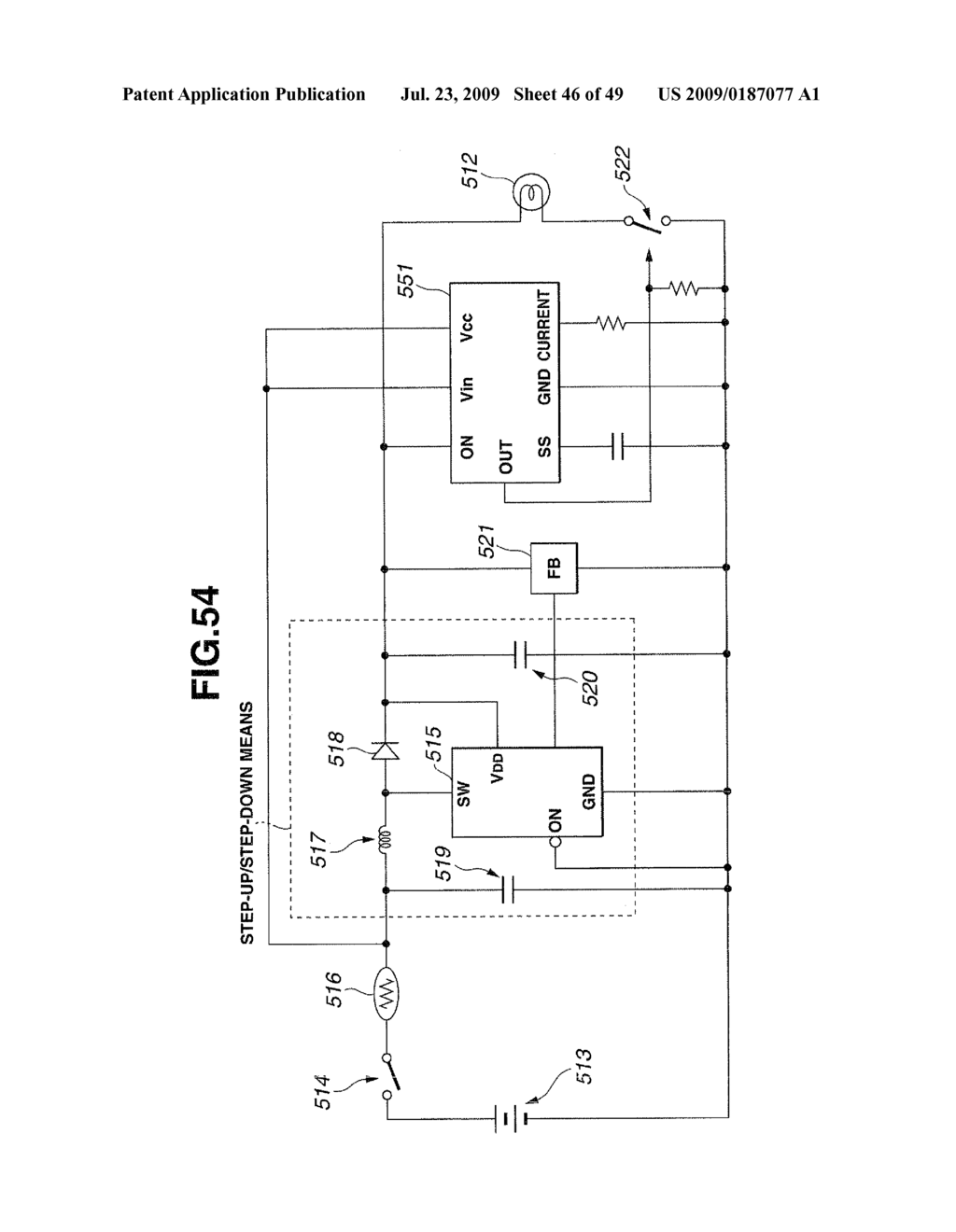 Battery-powered light source device for endoscope - diagram, schematic, and image 47