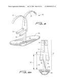 Vascular hole closure device diagram and image