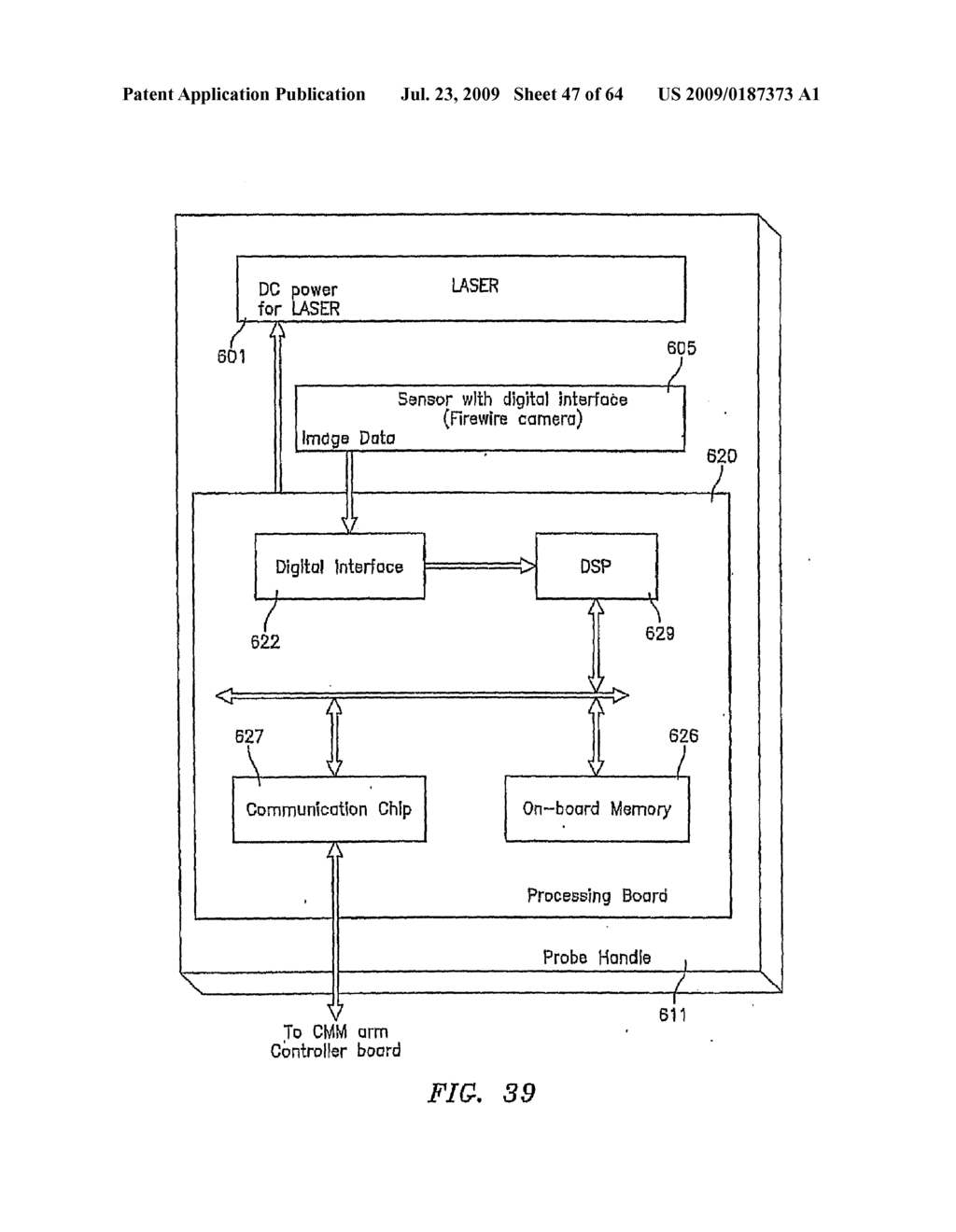 PORTABLE COORDINATE MEASUREMENT MACHINE WITH INTEGRATED LINE LASER SCANNER - diagram, schematic, and image 48