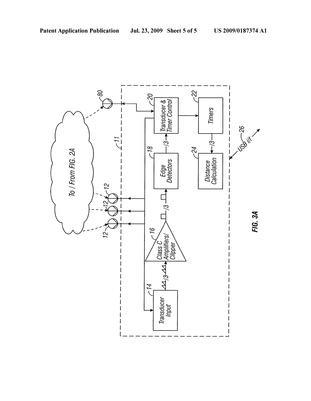 WIRELESS POSITION SENSING IN THREE DIMENSIONS USING ULTRASOUND - diagram, schematic, and image 06