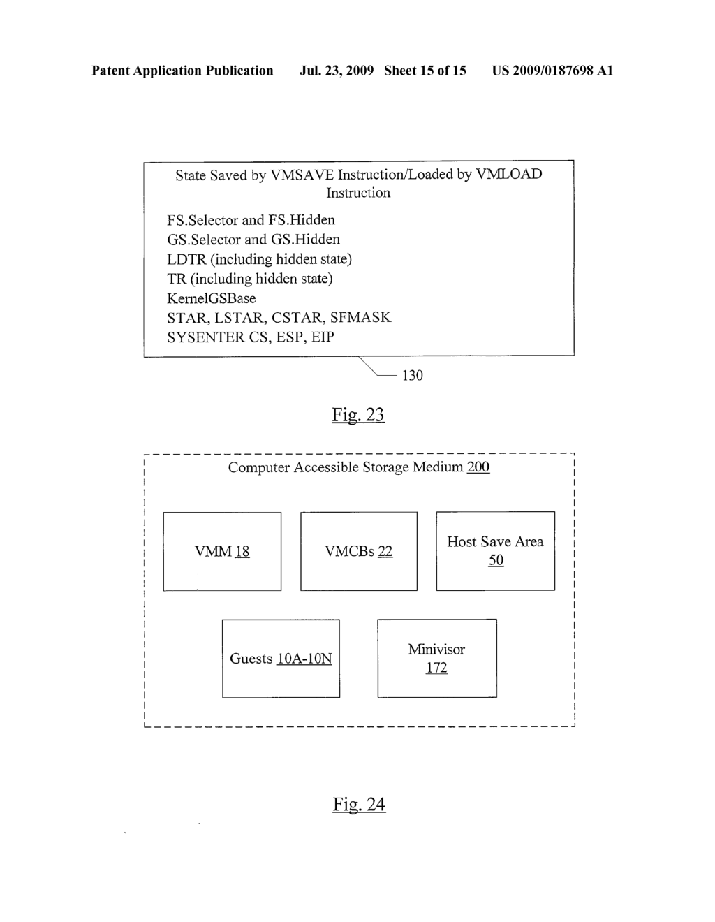 Minivisor Entry Point in Virtual Machine Monitor Address Space - diagram, schematic, and image 16