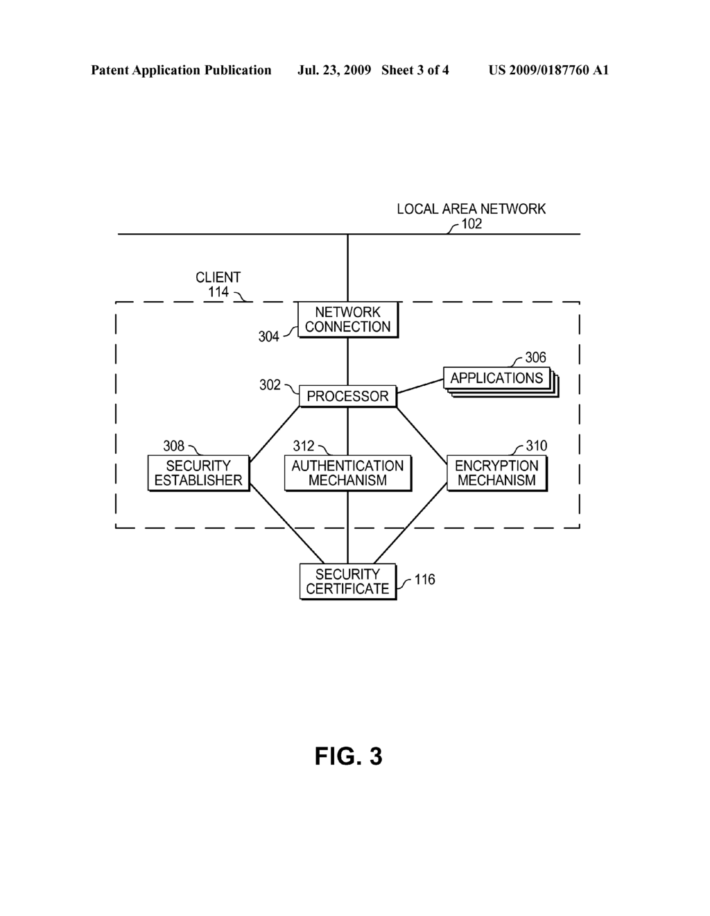 Security Mechanism within a Local Area Network - diagram, schematic, and image 04