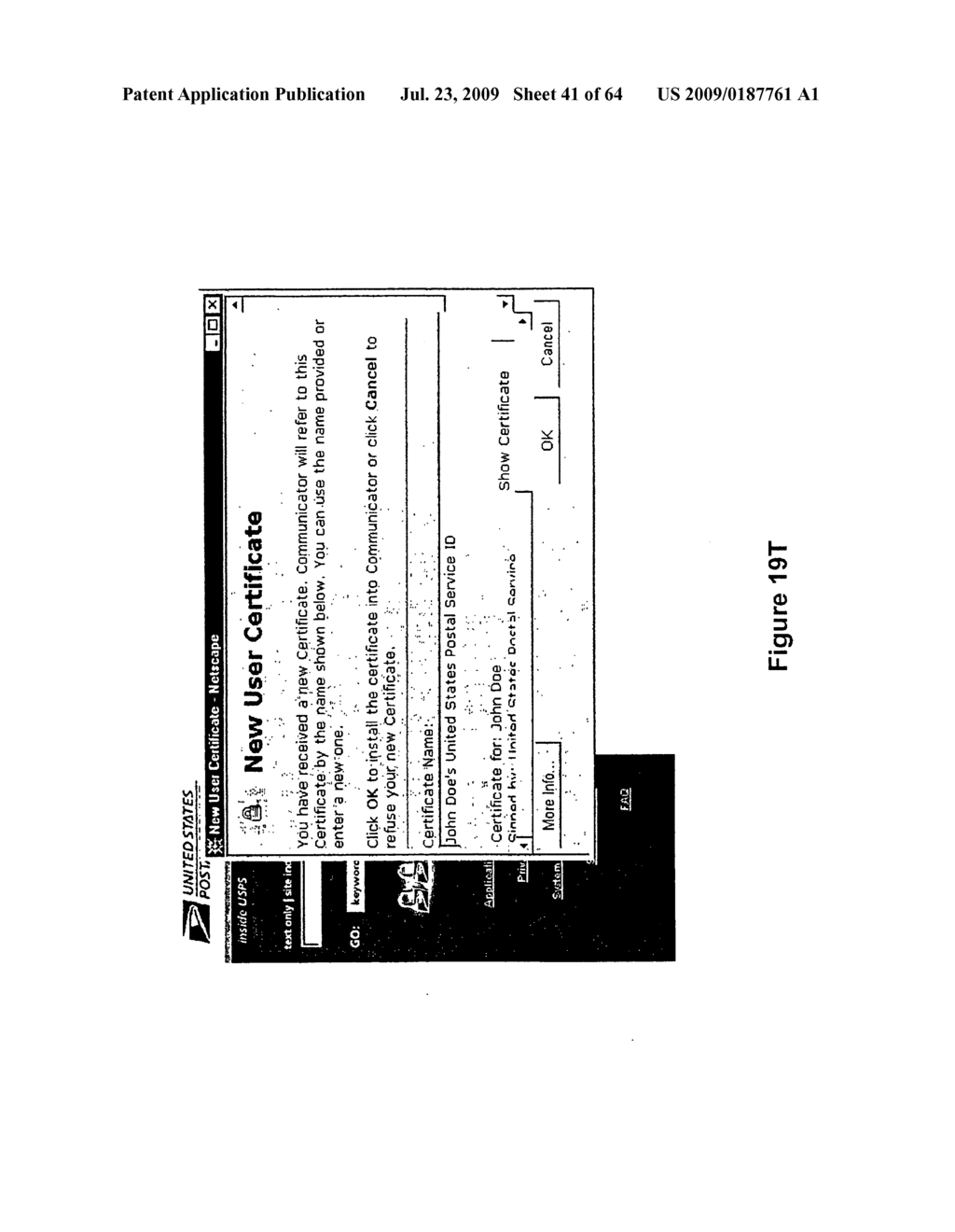 Methods and systems for proofing identities using a certificate authority - diagram, schematic, and image 42