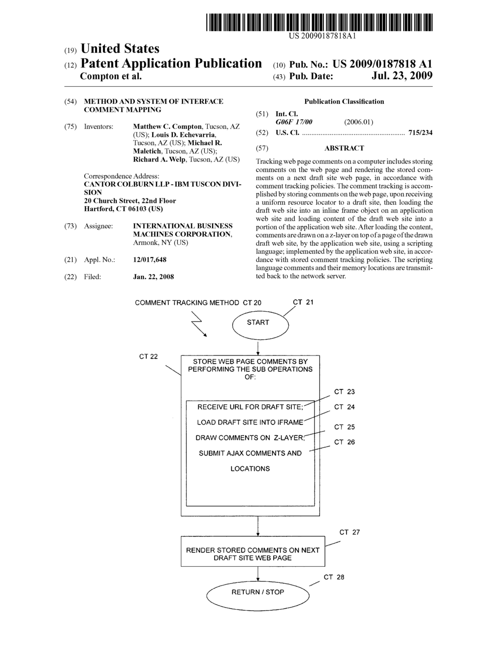 METHOD AND SYSTEM OF INTERFACE COMMENT MAPPING - diagram, schematic, and image 01